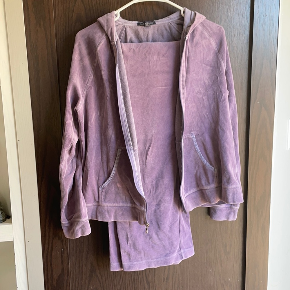 Purple Track Suit Set